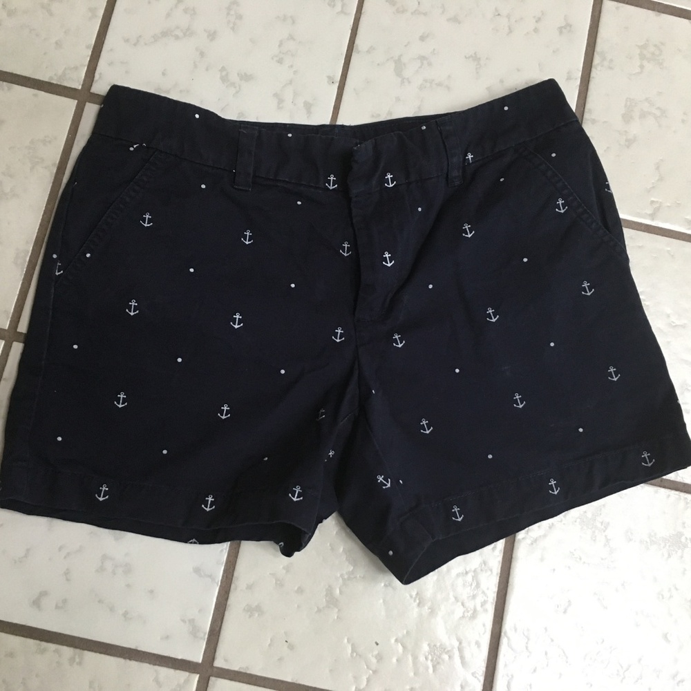 Navy anchor print Tommy Hilfiger shorts size 6